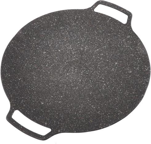 Teppanyaki Frying Pan, Nonstick Circular Griddle for Korean BBQ, High Thermal Conductivity, 30cm