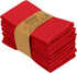 Ruvanti Cloth Napkins Set of 12, 18x18 Inches, Washable Cotton Blend for Table Dinner
