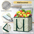BALEINE 3Pk 2Pk Bags(16"913 Reusable Grocery Bags + Insulated Reusable Grocery