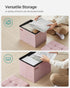 12.2 16.1 12.2 Inches, 286 lb ULSF102R01 SONGMICS MAZIE Collection - Small Folding Storage Ottoman, Foot Rest Stool, x