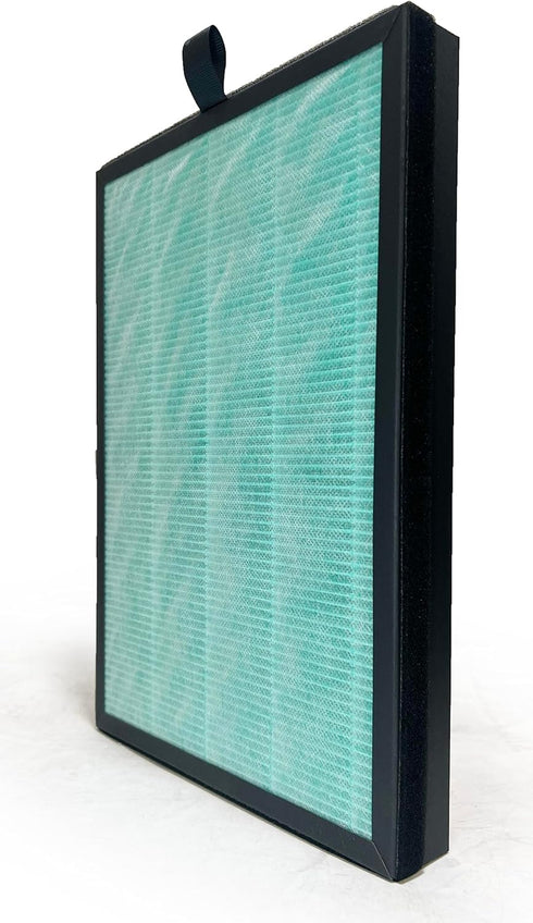 Nispira H04 3-In-1 True HEPA Filter Replacement 2 Packs for HIMOX Air Purifier H04, Removes Smoke and Odors