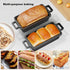 Heimekite 95 Inch 2 Set Cast Iron Loaf Pan with Lid, bread pans for baking, Piece | Even Heat Distribution Bread Baking