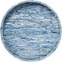 PEMAR 12.6 Mother of Pearls Lacquer Inlaid Round Serving Tray with Handles,