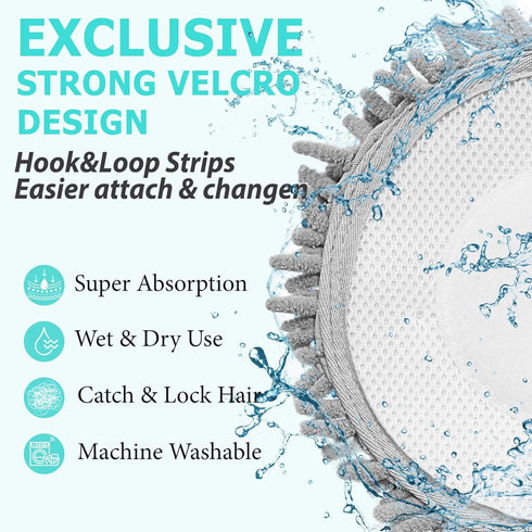 S7001 Shrak,S8201 S8001 S7000 S7201 S7000AMZ S7005 S7020 S7001C (2Green2White2Grey) Frescares Upgraded Steam&Scrub Mop