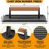 Yoehka Cast Iron Grill Press-2PCS, Heavy Duty Burger/Griddle Press with Wood Handle, 2.25lbs
