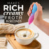 Zulay Kitchen Duracell Powered Milk Frother - Handheld Foam Maker for Coffee, Latte, Matcha, Mini Foamer (Teal/Pink)