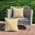 Set of 2 Outdoor Pillow Covers 20x20, Yellow Polka Dot Waterproof Decorative Cases for Summer Outdoor Sofa Bed Cushion