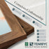 5x7 3 Pack Picture Frame with HD Glass - Brown Walnut, Natural Wood Photo Frame, Table Decoration