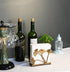 OwlGift Modern Ginkgo Leaves Design Napkin Holder, Metal Paper Napkin Storage for Kitchen, Bronze