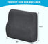 TANYOO Back Support Pillow for Recliner Dual Layer Lumbar Support Pillow with Gel Memory Foam Ergonomic Orthopedic