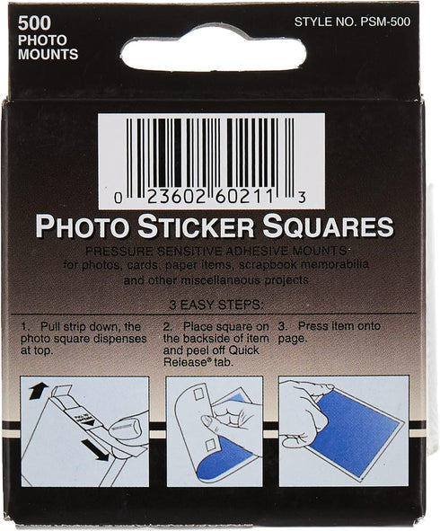 Pioneer Photo Mounting Squares, 500pk