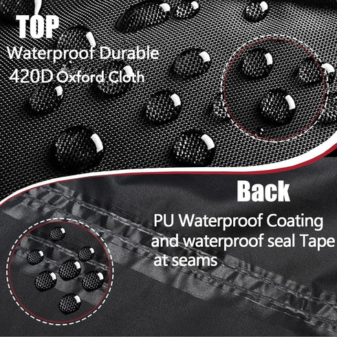 2 Waterproof,48W 29D 35H Inch,All 2-Person Seater Outdoor Bench Covers x x Weather and Tearproof Polyester Fabric,Fit