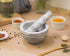 HIC Kitchen Mortar and Pestle Set, Solid Fine-Quality Carrara Marble Spice Herb Grinder