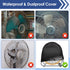 Industrial Heavy Duty Outdoor Floor Fan, Waterproof Dustproof Cover