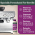 Breville Compatible Descaling Solution, Specially Formulated to Clean & Descale Espresso Machine, 2 Pack