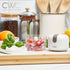 COOK WITH COLOR Wireless Food Chopper, 8 Oz, Effortlessly Chop Garlic, Ginger, Herbs, Creme