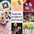 300PCS Lollipop Cake Pop Treat Bag Set with 100pcs Parcel Bags, Treat Sticks, Gold Metallic Twist Ties for Candies