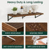 12 Inch 16W 12D Set 2, Floating Shelves, Deep Rustic Wood Wall Storage, x Wall Shelves of Heavy Duty Metal Brackets