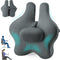 Adjustable Lumbar Support Pillow for Office Chair, Memory Foam Back Cushion for Chair/Car/Sofa/Plane (Darkgray)