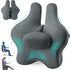 Adjustable Lumbar Support Pillow for Office Chair, Memory Foam Back Cushion for Chair/Car/Sofa/Plane (Darkgray)