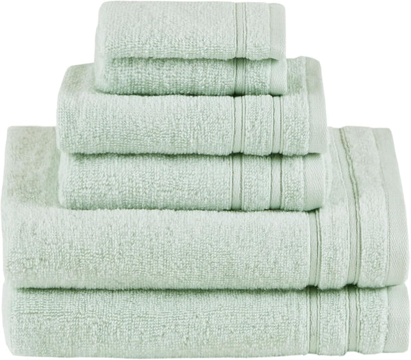 Comfort Spaces Luxury Bath Set - 6 Pieces (2 Bath Towels, 2