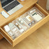 Poeland 10 Pcs Drawer Organizer Tray Storage Box for Bedroom Dresser Bathroom Kitchen, Frosted by Poeland