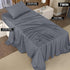 Utopia Bedding Twin Sheet Set, 3 Piece, Soft Microfiber, Grey, Includes 1 Fitted Sheet, 1 Flat Sheet, 1 Pillowcase