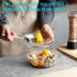 Mini 0.5 Liter Glass Casserole Dish with Glass Lid - Round Oven Safe Bakeware with Handles