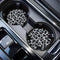 Cute Cup Holder Coasters for Car with Fingertip Grip, Auto Accessories for Women & Men, Pack of 2 (Snow Leopard)