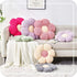 14.9" Kcvvcr Flower Throw Pillow, Soft Sage Green Shaped Floor Pillow for Home Decor, Cute Aesthetic Plush Decorative