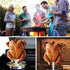 AMOZO 304 Container.2 Pack Beer Can Chicken Holder for Grill and Smoker - Premium Grade Stainless Steel Chicken Holder
