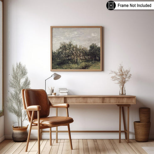 Vintage Apple Blossoms Painting Poster - Poster Master - Retro Apple Tree Print - 8x10 UNFRAMED Wall Art