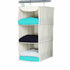 3 10"W 15" 24" Richards Homewares Shelf Sweater Organizer, X D X H-Canvas/Natural