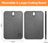Plastic Cutting Board, 15"x10" Large with Juice Grooves, Non-Slip, Reversible for Meat, Knife-Friendly