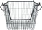 DII Metal Wire Mesh Stackable Utility Storage Bin, Large Rectangle, 13x10x11", Black