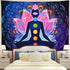 Maccyafst Seven Chakra Yoga Meditation Wall Hanging - Colorful Mandala Indian Chakra Tapestry for Studio
