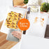 WOWBOX 6 pcs Serving Tray Set for Entertaining, Reusable Plastic Platters for Snacks, Fruit, Cookies, and Parties