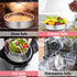 P&P CHEF Cake Pan Set of 3, 4" + 6" + 8" Round Baking Layer Pans, Stainless Steel Bakeware for Birthday