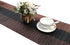 12x54 inch SHACOS Table Runners Woven Vinyl Table Mats for Kitchen Dining Table Non Slip Washable, Ombre Coffee Black