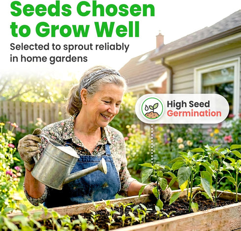 11 4800 Pack, Heirloom Seeds for Planting Vegetables and Fruits, Survival Seed Vault and Doomsday Prepping Supplies
