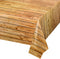 PHOGARY 3PCS Wood Grain Tablecover, Rectangular Tablecloth for Rustic Wedding Baby Shower Decoration