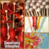 Perfect Stix LB60-200 Rock Candy Sticks with Ball, 0.1" Height, 0.2" Width, 6" Length, Pack of 200