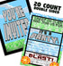 Pixel Party Invitations, 20 Double-Sided Invitations + 20 Envelopes, Video Game Truck Party Supplies