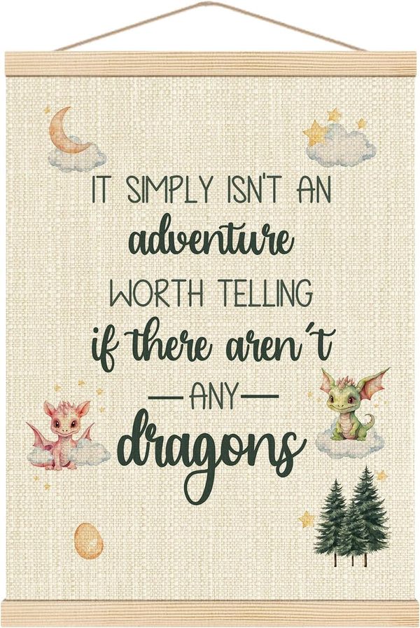 Boat Wades Dragon Nursery Decor, Nursery Wall Decor, Kids Room Decor, Boys