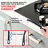 Scurvy 9Pcs Crevice Cleaning Brush, Multi-Purpse Hard Bristle Grout Brush for Cleaning Bathroom, Kitchen, Tiles