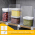 JOY DECOR 8 Pack Closets Closet Acrylic Clear Shelf Dividers for Organizer and Storage Adjustable Vertical Wood Shelf