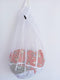 Small Commercial Mesh Laundry Bag with Handle and Drawstring, 20×17 inch for Dormitory, College, Camping, Machine