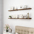 Set 4, 24 inch Acovy Picture Ledge Shelf, Wood Floating Shelves of Picture Ledge Shelves, Photo Ledge Nursery Book