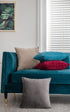 DEZENE Throw Pillow Covers, 18x18 Dark-Grey, 2 Pack Cozy Soft Velvet Decorative Pillow Cases