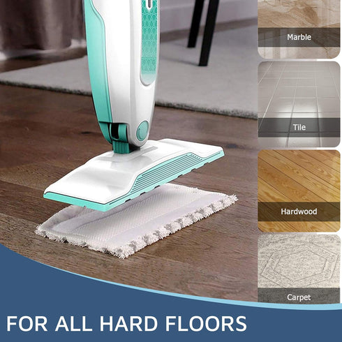 Flammi 4-Pack S1000 S1000A S1001C S2001, F Microfiber Mop Pads Refills Compatible with Shark Steam Mop Washable